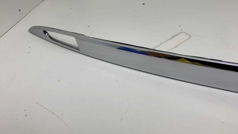 ⭕ 12-20 Tesla Model S Rear Liftgate Trunk Lid Chrome Trim Molding 1025