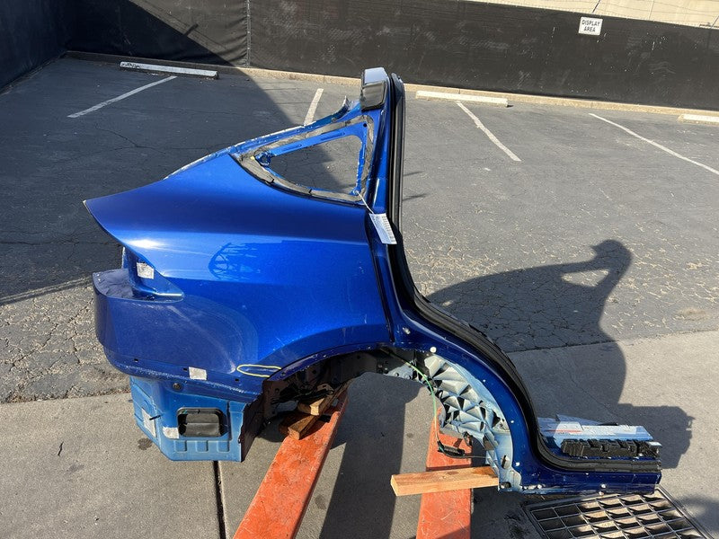 ⭕ 2016-2020 Tesla Model X MX Rear Passenger Right Quarter Panel Cutout Blue PPSB