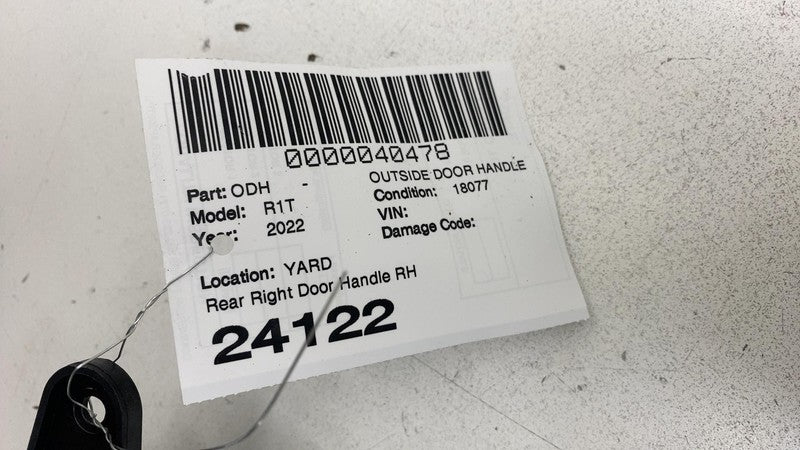 22-24 Rivian R1T R1S Front or Rear Right Passenger Door Handle Blue PT