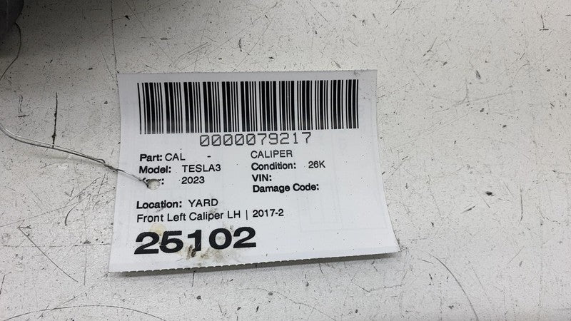 ⭕ 2017-2023 Tesla Model 3 Front Left Caliper w/ Brake Hose Line LH 104
