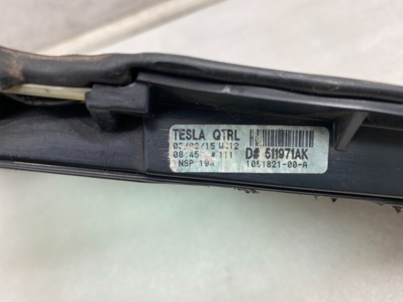 E6 43R-008010 2012-2020 Tesla Model S Rear Driver Side Quarter Fixed Glass Left LH Assembly