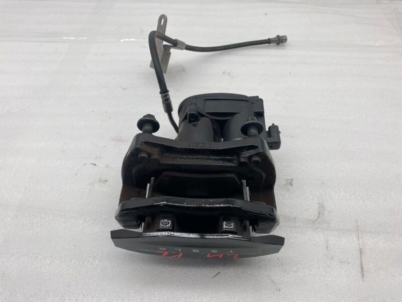 2021 2022 2023 Tesla Model S X Rear Left Mando Brake Caliper w/ Hose Line Assy