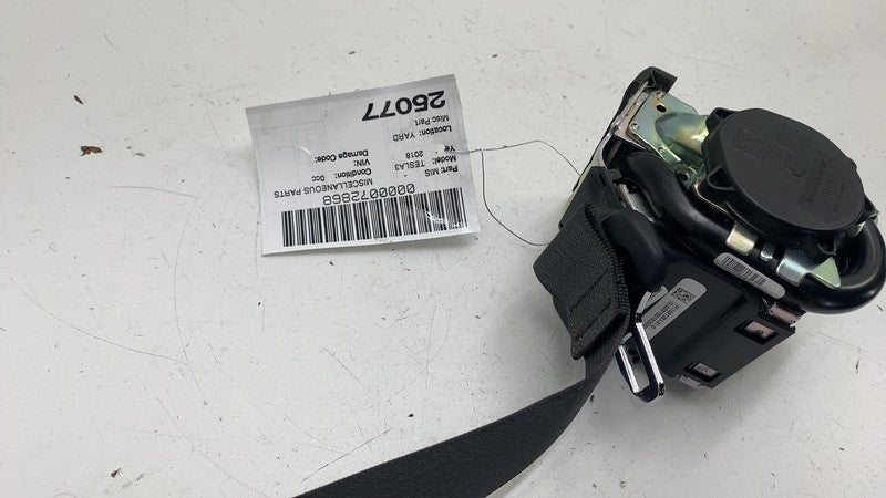 ⭕ 17-23 Model 3 M3 Rear Left or Right 2nd Row Seat Belt & Retractor 10