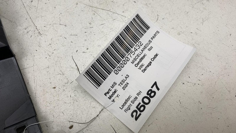 ⭕ 24-25 Model 3 Passenger Upper B-Pillar Cover Trim Panel Right RH 173