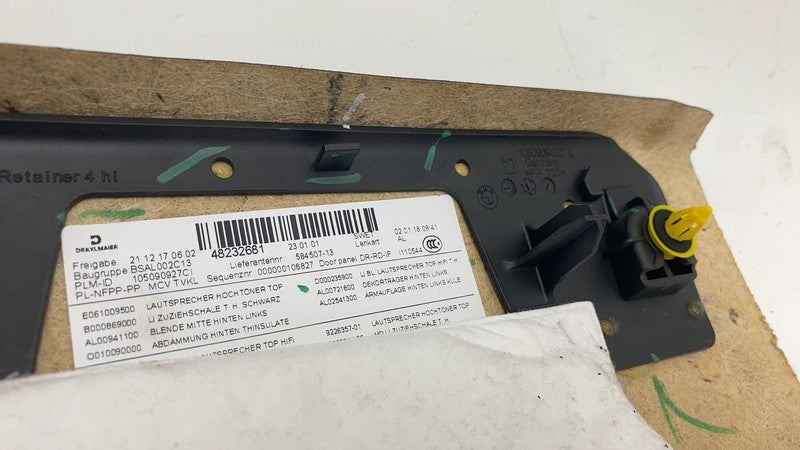 7345359 ⭕ 2014-2021 BMW i3 I01 Rear Left Interior Door Panel Trim Cover Gray OEM 7345359