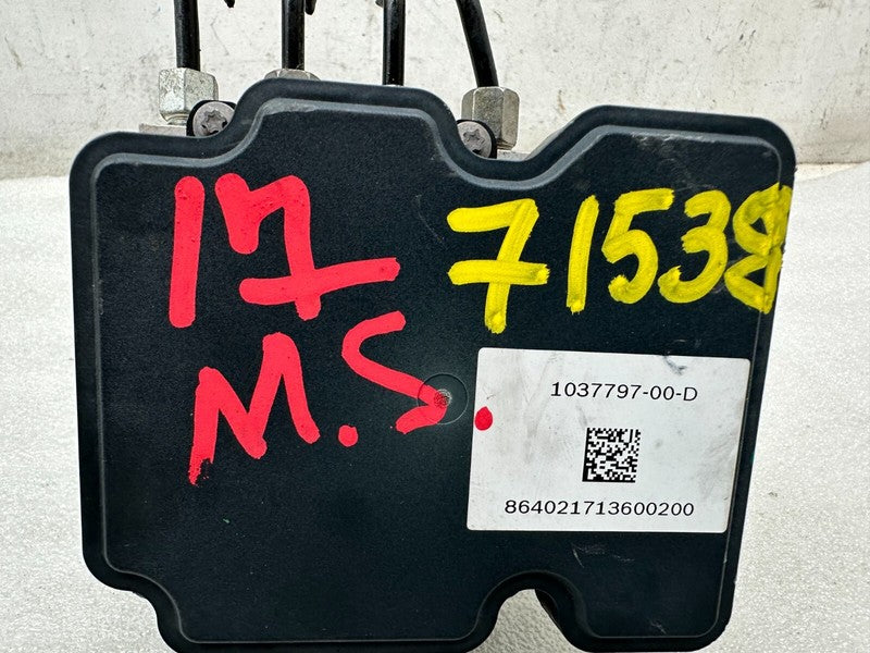 103779700D ⭕ 12-20 Model S Anti-Lock ABS Brake Pump Hydraulic Control Module 1037797-00-D