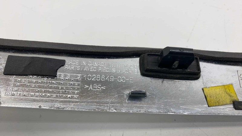 ⭕ 12-20 Tesla Model S Rear Liftgate Trunk Lid Chrome Trim Molding 1025