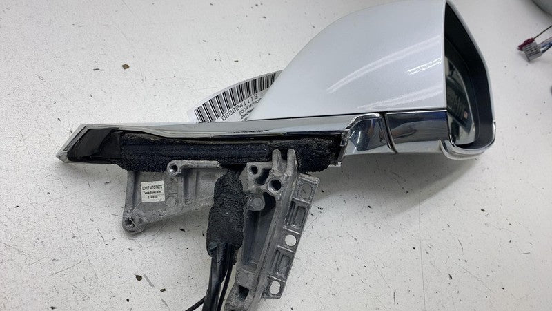 6005863-00-F 12-15 Tesla Model S Right Exterior Rear View Door Mirror White PPSW 6005863-00-F