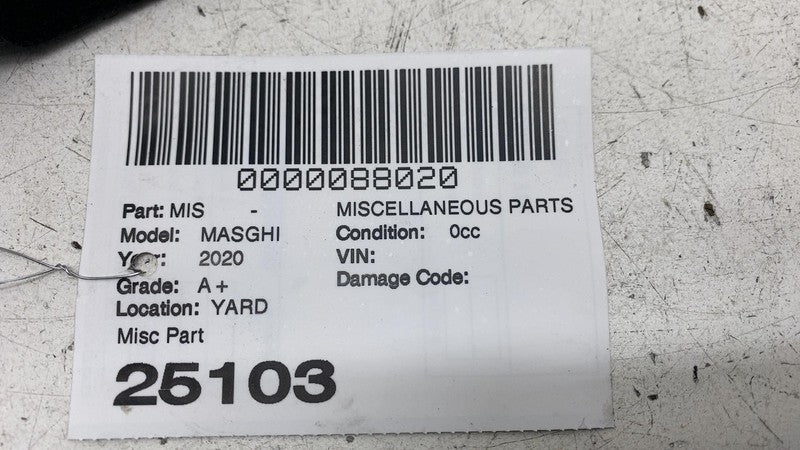 ⭕ 2014-2020 Maserati Ghibli Rear Trunk Battery Floor Mat Carpet Trim 6