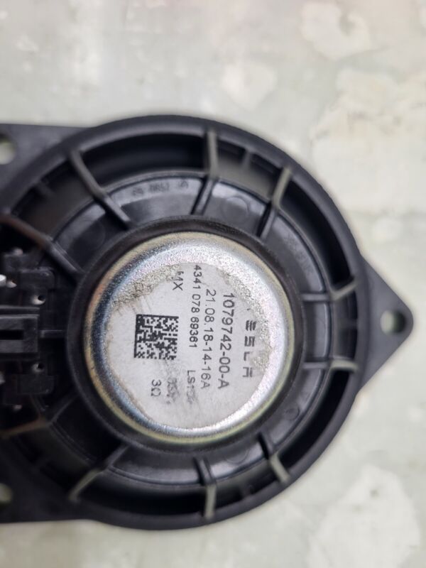 2017-2023 Tesla Model S X 3 Y Audio System Speaker Full Range 100MM 1079742-00-A