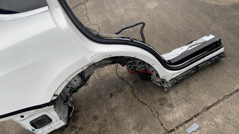 ⭕16-20 Tesla Model X MX Rear Right Quarter Panel Structural Cutout RH White PPSW