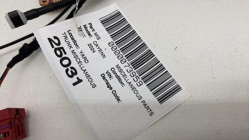9Y3971145E ⭕ 2019-2024 Porsche Cayenne Rear Left Trunk Wiring Harness Cable Wire 9Y3971145