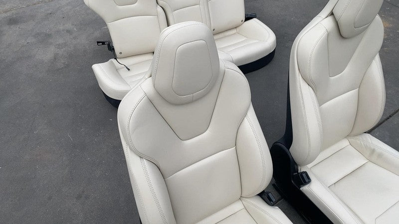 ⭕ 16-20 Tesla Model S Left & Right Front Bucket Seat + Rear 2nd Row Se