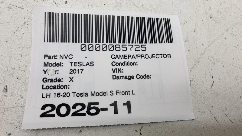 ⭕ 16-20 Model S MS Front Left Fender Camera Turn Signal Side Marker 10