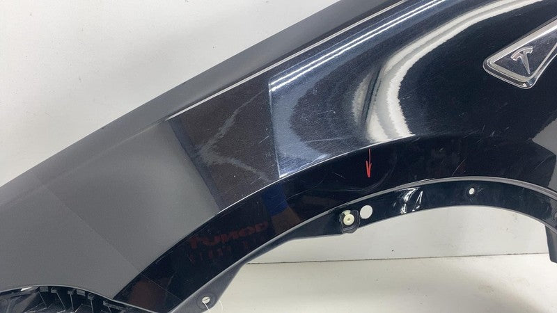 ⭕ 2016-2020 Tesla Model X Front Fender Shell Panel Left w/ Turn Signal Repeater