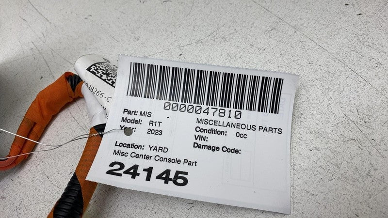 PT00038266C ⭕ 2022-2024 Rivian R1T R1S Lower Center Console Wiring w/ Outlet PT00038266-C