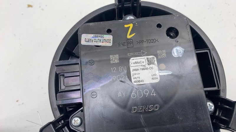 JX6A19846CC ⭕ 2021-2024 Ford Mustang Mach-E HVAC A/C Heater Blower Motor Fan JX6A-19846-CC