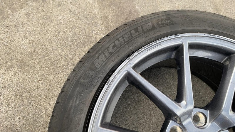 ⭕ 21-23 Model 3 Wheel Rim 18x8.5J +40MM w/ Michelin Tire 235/45 R18 10