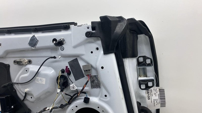 ⭕ 16-20 Model S Front Driver Side Door Panel Shell Left White PPSW 600