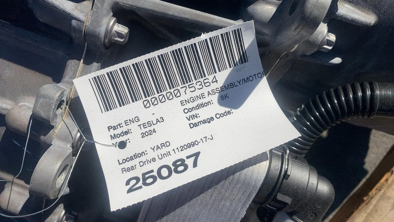 1120990 17 J ⭕ 24-25 Model 3 Rear Drive Unit Engine Electric Motor Low Current 1120990-17-J