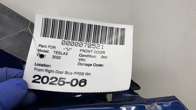 ⭕ 2020-2024 Model Y MY Front Passenger Side Door Shell Panel Right RH