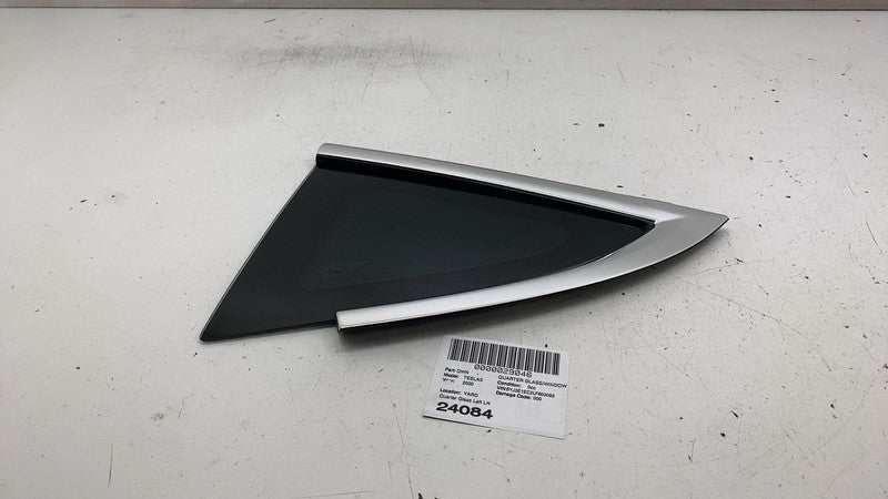 1080703-00 ⭕ 2017-2020 Tesla Model 3 Rear Side Quarter Fixed Window Glass Left OEM 1080703