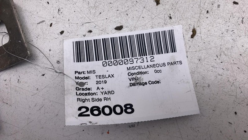 ⭕ 2016-2020 Tesla Model X Front Right Bumper Ankle Catcher Mount Suppo