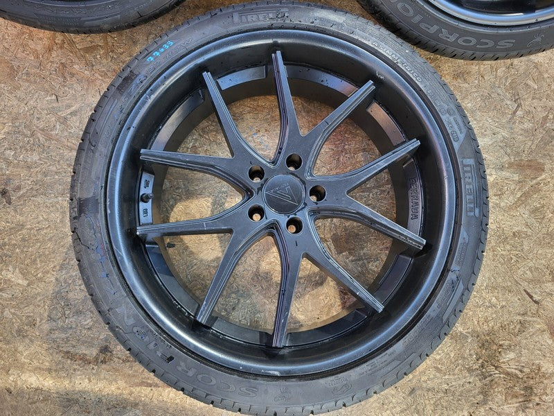 ⭕ SET of 3 Ferrada Wheel Rim 22x9.0 w/ Pirelli Tire Scorpion Zero 285/