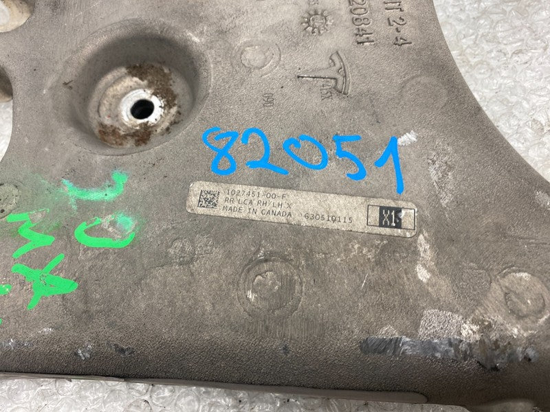 1027451 00 F ⭕16-20 Model X MX Rear Passenger Suspension Lower Control Arm Right 1027451-00-F