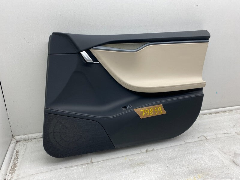 100793652N ⭕ 12-20 Model S Front Right Interior Door Panel Trim Card Cover OEM 1007936-52-N