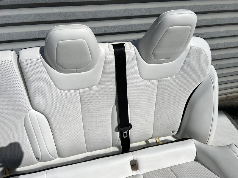 ⭕ 16-20 Tesla Model S Left & Right Front Bucket + Rear 2nd Row Seat Perforated