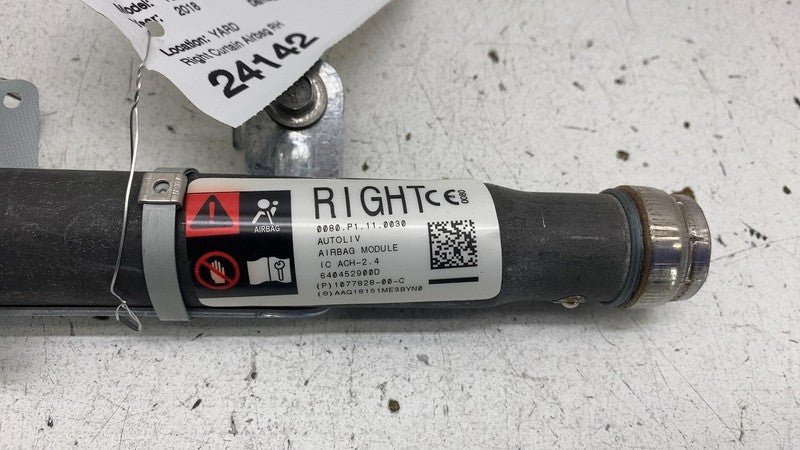 ⭕ 17-23 Tesla Model 3 Passenger Roof Curtain Airbag Module Right RH 10