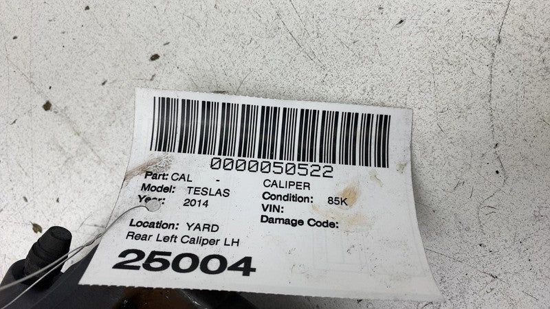 2012-2020 Tesla Model S MS Rear Driver Side Caliper w/ Brake Hose Line Left OEM