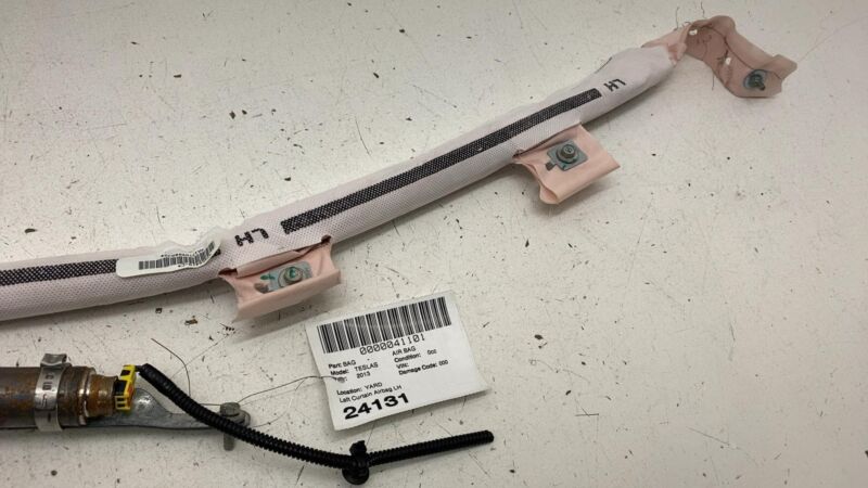 1005261-00-C 2012-2020 Tesla Model S Driver Side Roof Curtain Safety Airbag Left 1005261-00-C