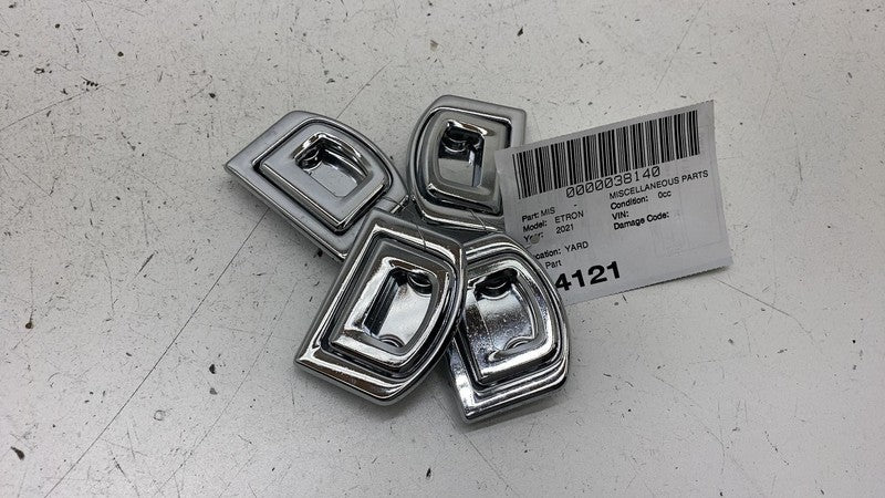 1K0864203C 19-23 Audi E-Tron Quattro Trunk Luggage Cargo Tie Down Hook Chrome 4x 1K0864203C