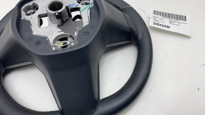 ⭕ 2017-2020 Tesla Model 3 M3 Steering Wheel Leather Black Assembly 110