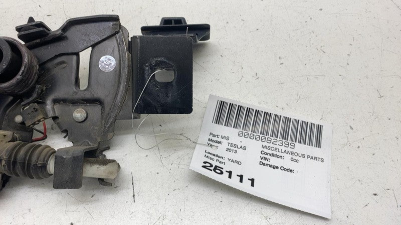600757200E ⭕ 12-15 Tesla Model S Front Frunk Hood Lock Latch Secondary Release 6007572-00-E