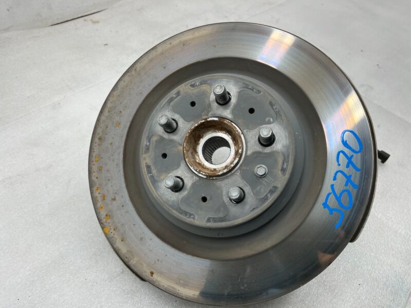 1044416 00 F 2017-2022 Tesla Model 3 Rear Right Spindle Knuckle Disc Rotor Wheel Hub Shield