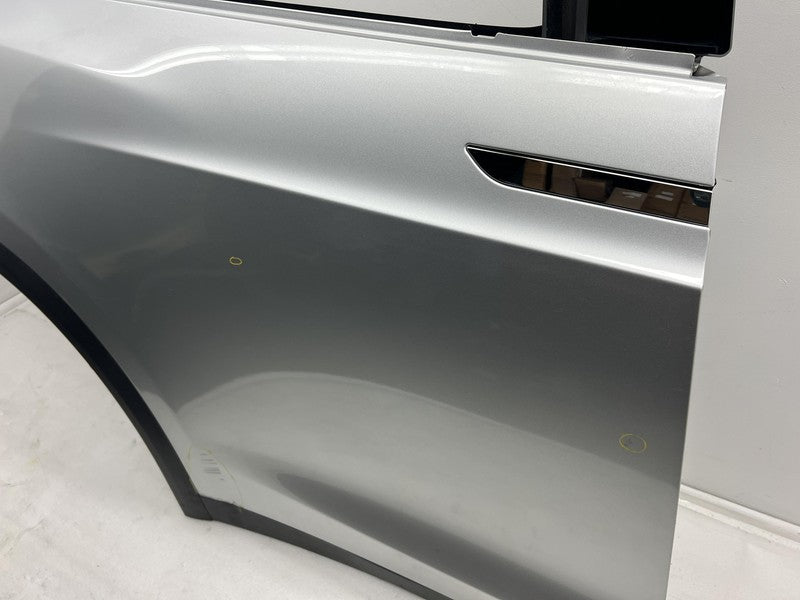 ⭕ 2016-2020 Tesla Model X Rear Passenger Falcon Door RH Shell Panel Silver PMSS