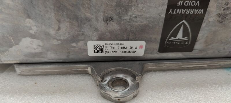 1014963 00 K ⭕ 2012-2015 Model S MS Onboard Charger Module Charging Unit Gen 2 1014963-00-K