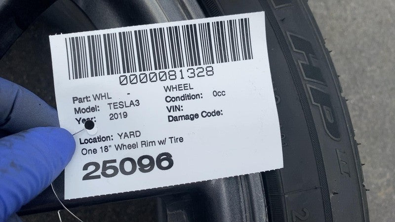 104422100C ⭕ 2017-2020 Tesla Model 3 Wheel Rim 18x8.5J+40MM + Toyo Tire 235/45 1044221-00-C