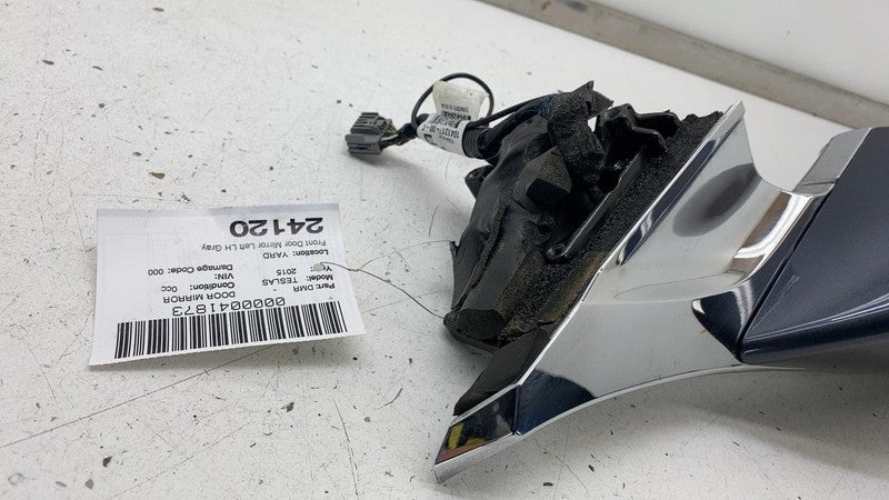 Does not apply ⭕ 2012-2015 Tesla Model S Front Left Exterior Rear View Door Mirror LH Gray PMNG
