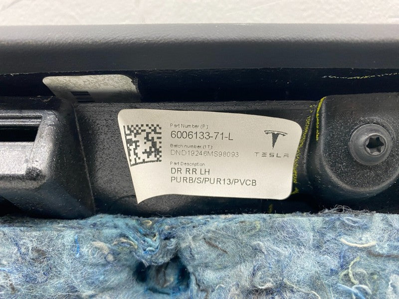 6006133 71 L ⭕ 12-20 Tesla Model S Rear Left Interior Door Panel Trim Card Cover 6006133-71-L