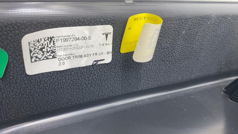 1997294-00-E ⭕ 20-24 Model Y Front Driver Side Door Panel Trim Card Cover Left 1997294-00-E