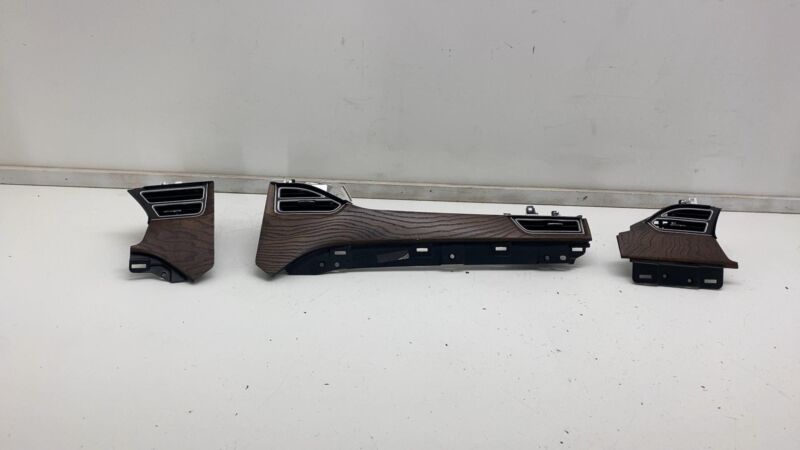 109687700A 2012-2020 Tesla Model S X SET of Dash A/C Air Vent Outlet Dashboard Trim Panel