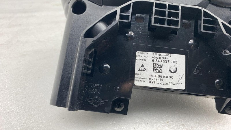 6843997 03 ⭕ 16-17 Mini Cooper S F55 F56 F57 F54 F60 Speedometer Instrument Cluster Gauge