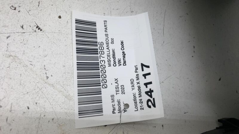 163256200B 2021 2022 2023 2024 Tesla Model X MX Center Console Storage Rear Cover Trim OEM