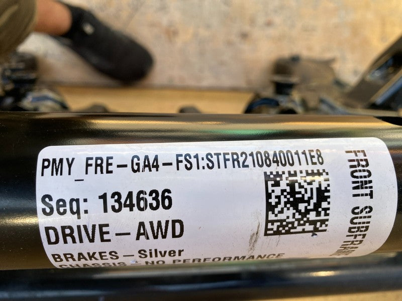 104453100B 20-23 Model Y Front Subframe Crossmember Cradle + Stabilizer Stabar 1044531-00-B