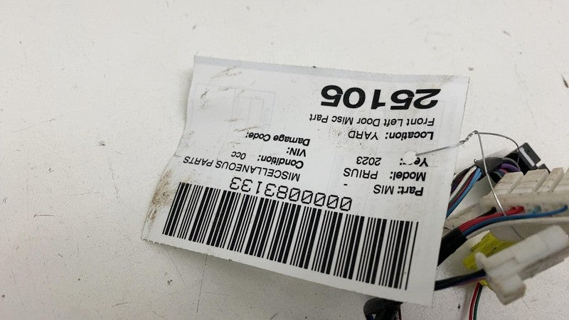 ⭕ 2023-2025 Toyota Prius Front Driver Side Door Wiring Harness Cable Wire Left
