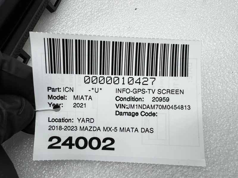 ND1F611J0B ⭕2018-2023 Mazda MX-5 Miata Dash 7" inch Display Screen Dashboard Monitor Module